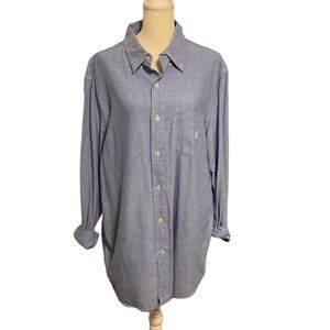 Chaps Blue Button Down Shirt